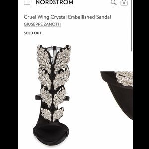 Giuseppe Zanotti Cruel Wing Crystal Sandal